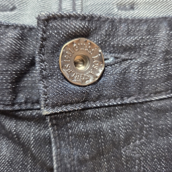 Guess Dark Blue Slim Straigh Mens Jeans Size 32x34 - Picture 6 of 9